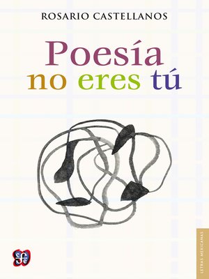 cover image of Poesía no eres tú